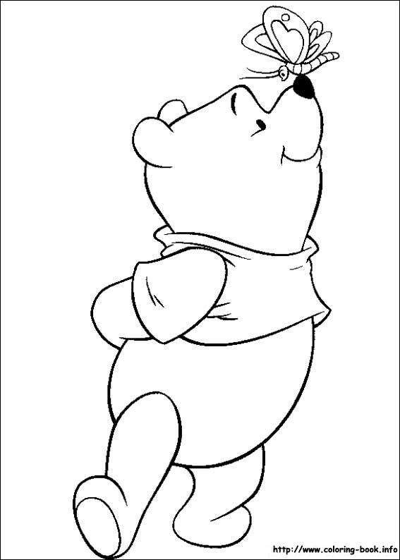 Winnie the Pooh coloring picture